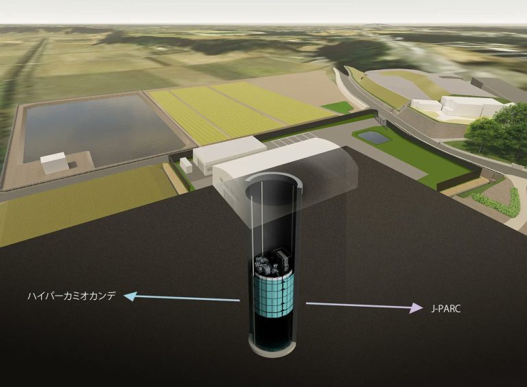 ハイパーカミオカンデ中間検出器のイメージ図