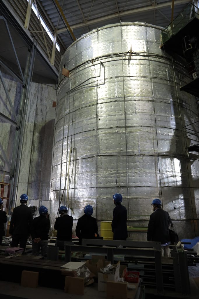 K2K前置検出器での見学の様子