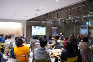 おとなのサイエンスカフェ第16夜「素粒子から最先端技術（医療・産業）まで―加速器ってなに？」を開催しました